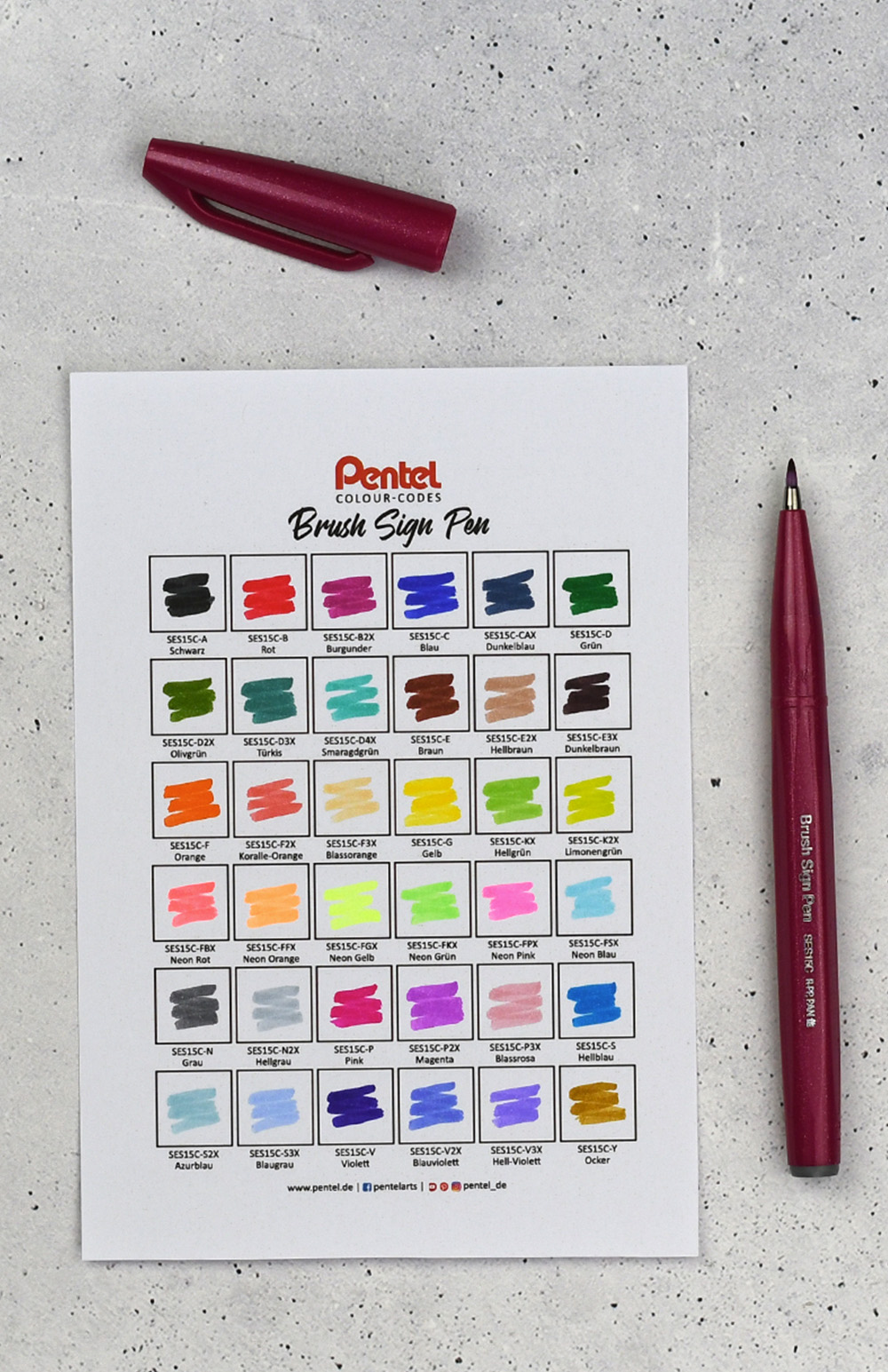 Pentel Brush Sign Pen SES15C