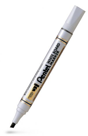 Whiteboardmarkerne MW85 og MW86 i plastickrop med en robust fiberspids.