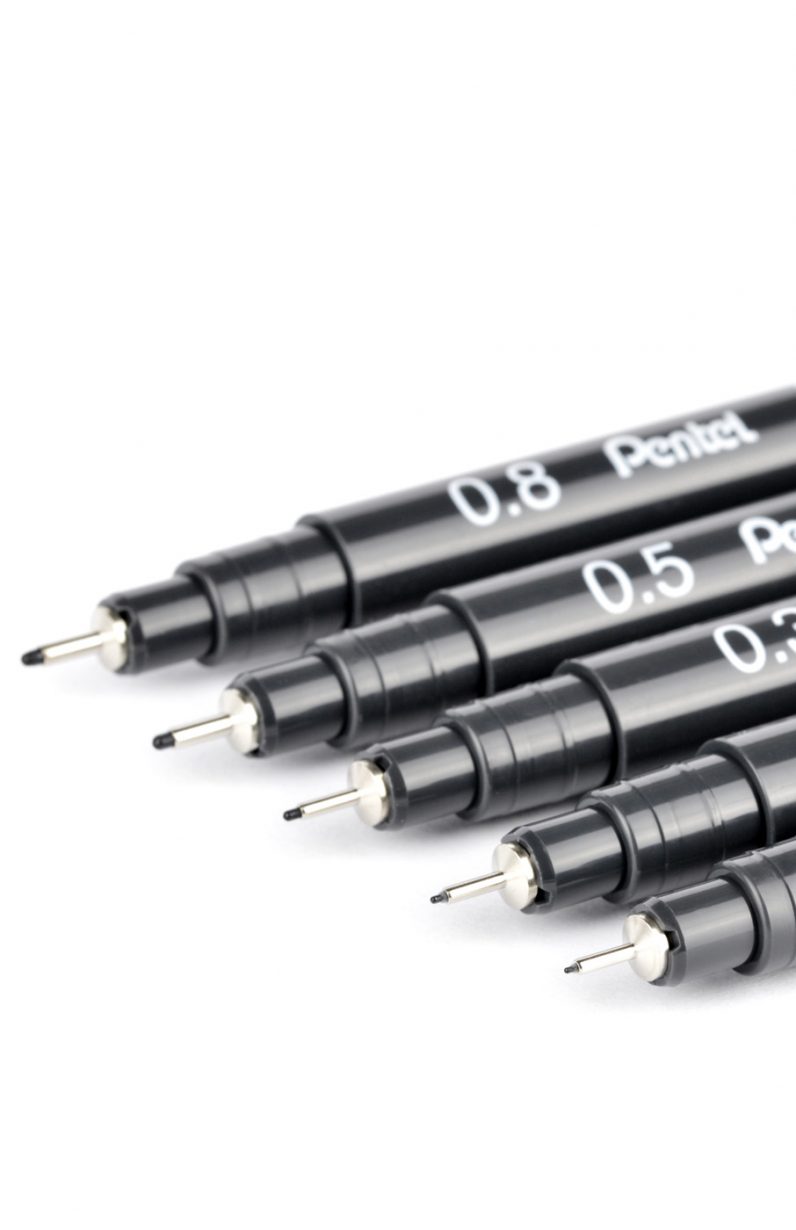 Pointliner fiberpennen fra Pentel er en fineliner i høj kvalitet - S20P