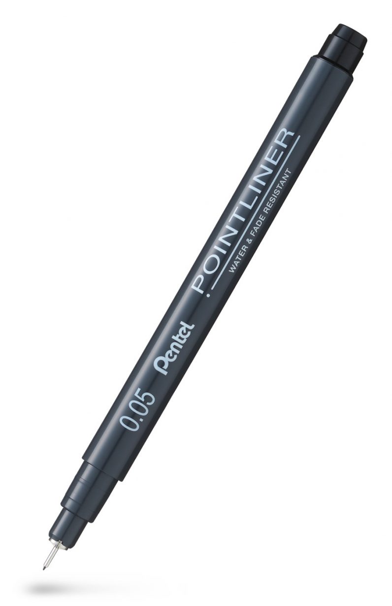 Pointliner fiberpennen fra Pentel er en fineliner i høj kvalitet - S20P