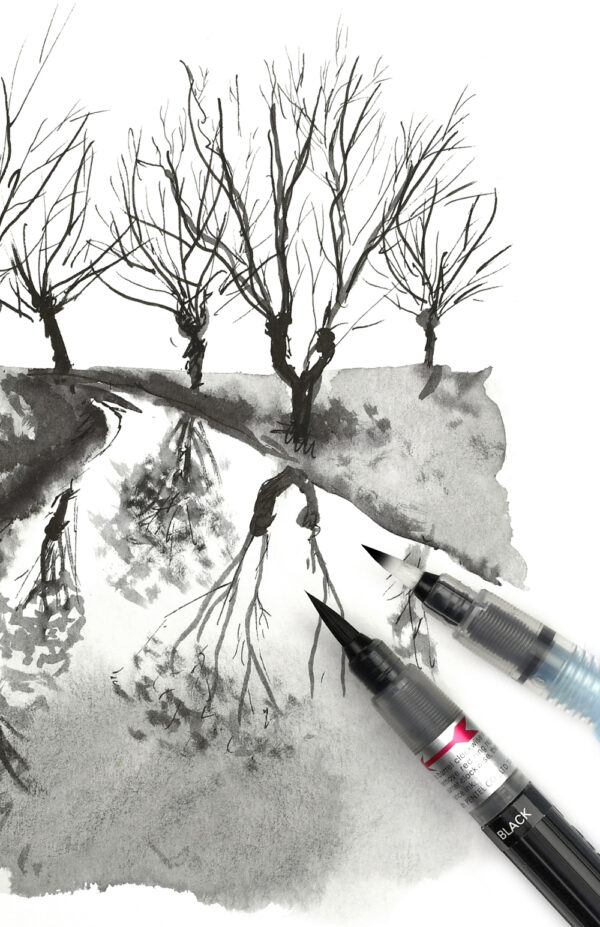 Aquash water brush pen XFRH