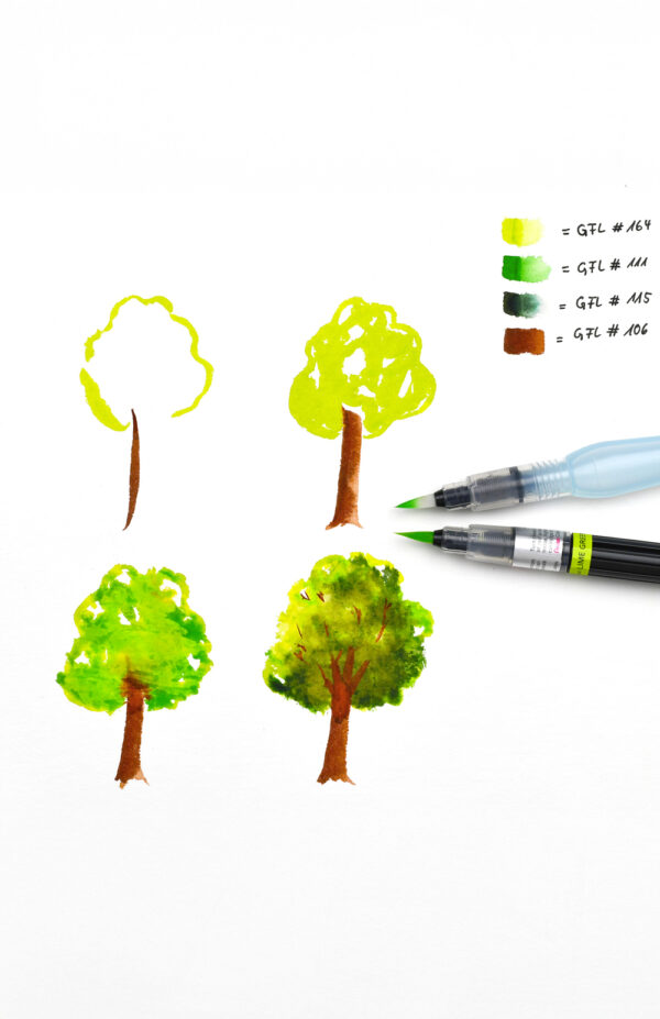 Aquash water brush pen XFRH