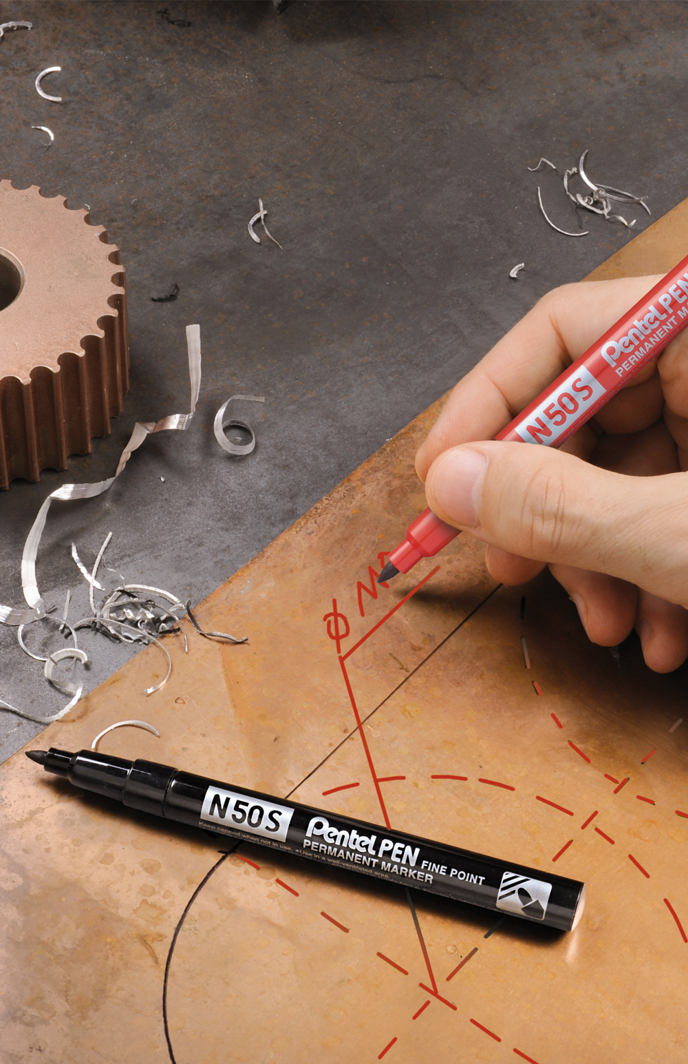 Pentel permanent marker N50S