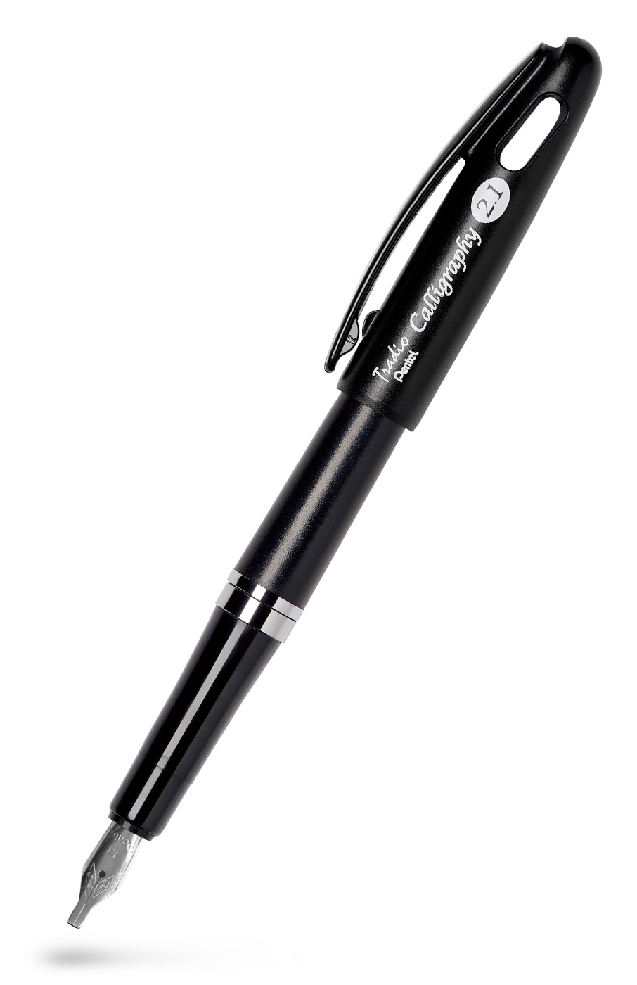 TRC1-21A Pentel Tradio Calligraphy er en moderne udgave af den klassiske fyldepen med metalspids - TRC1