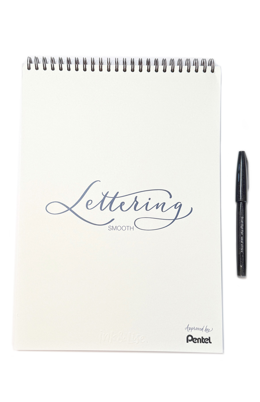 ink-pad A4 pens 01 Ink & Lise Lettering Pad