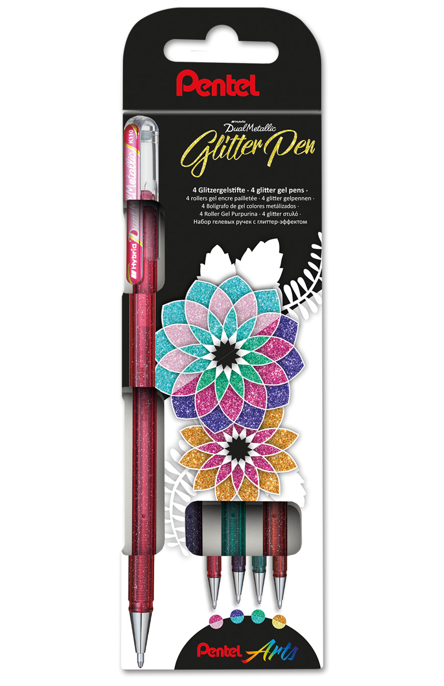 K110-4COL_00 Hybrid Dual Metallic Gelroller K110-4COL