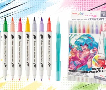 Pentel manga set