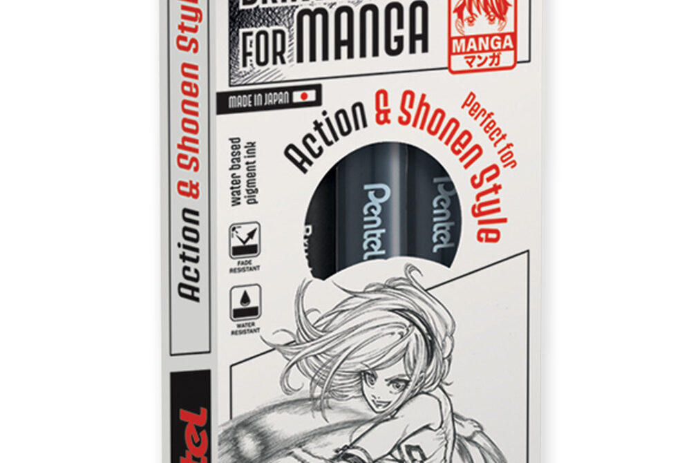 Pentel Manga "Action & Shonen" MNG3PSCS-AC