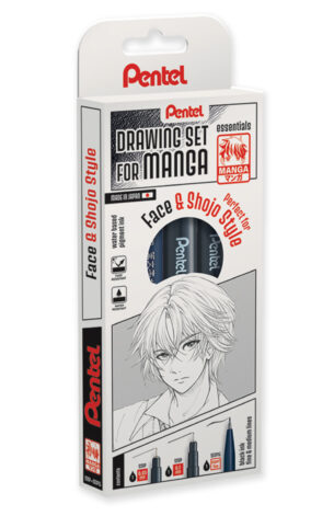 Pentel Manga "Face & Shojo" MNG3PSCS-FA